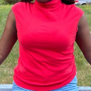 🛑 Mock Neck Sleeveless Top 🛑